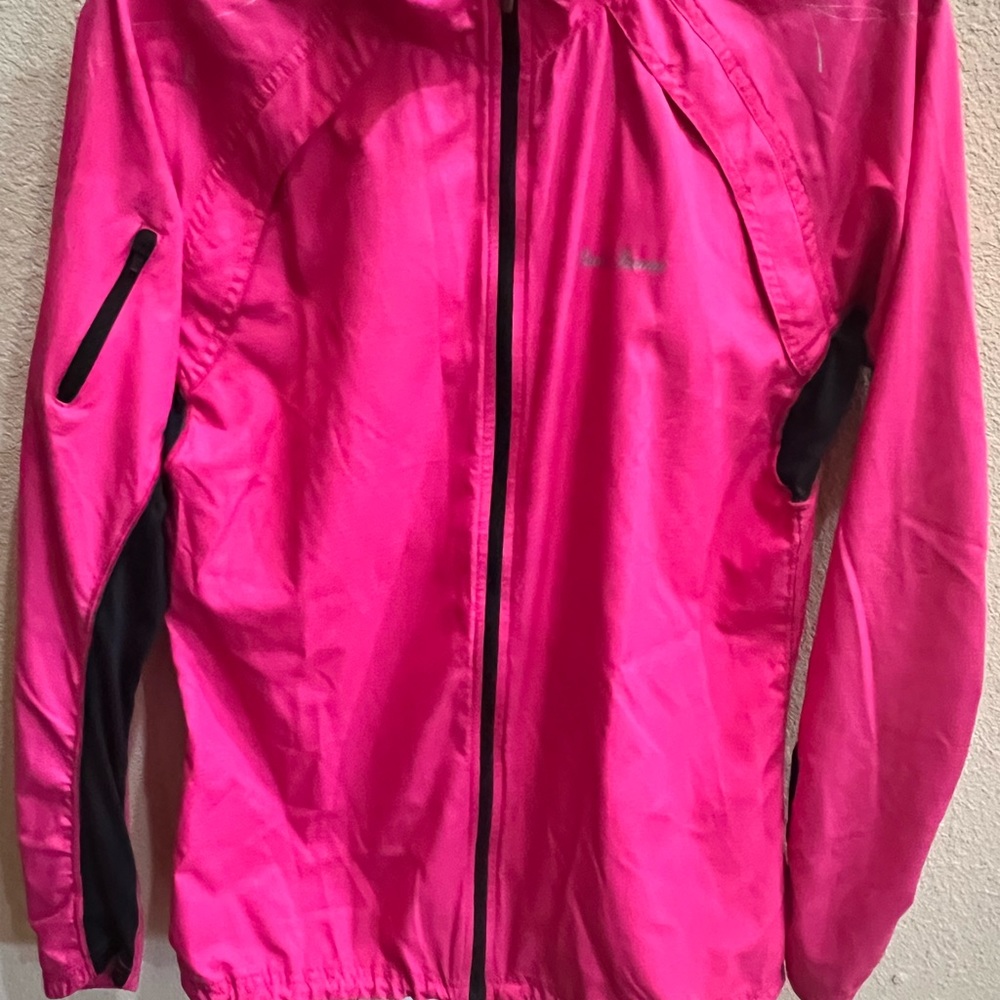 Pearl Izumi Elite Infinity Running Biking Jacket L Pink Zip Up Windbreaker